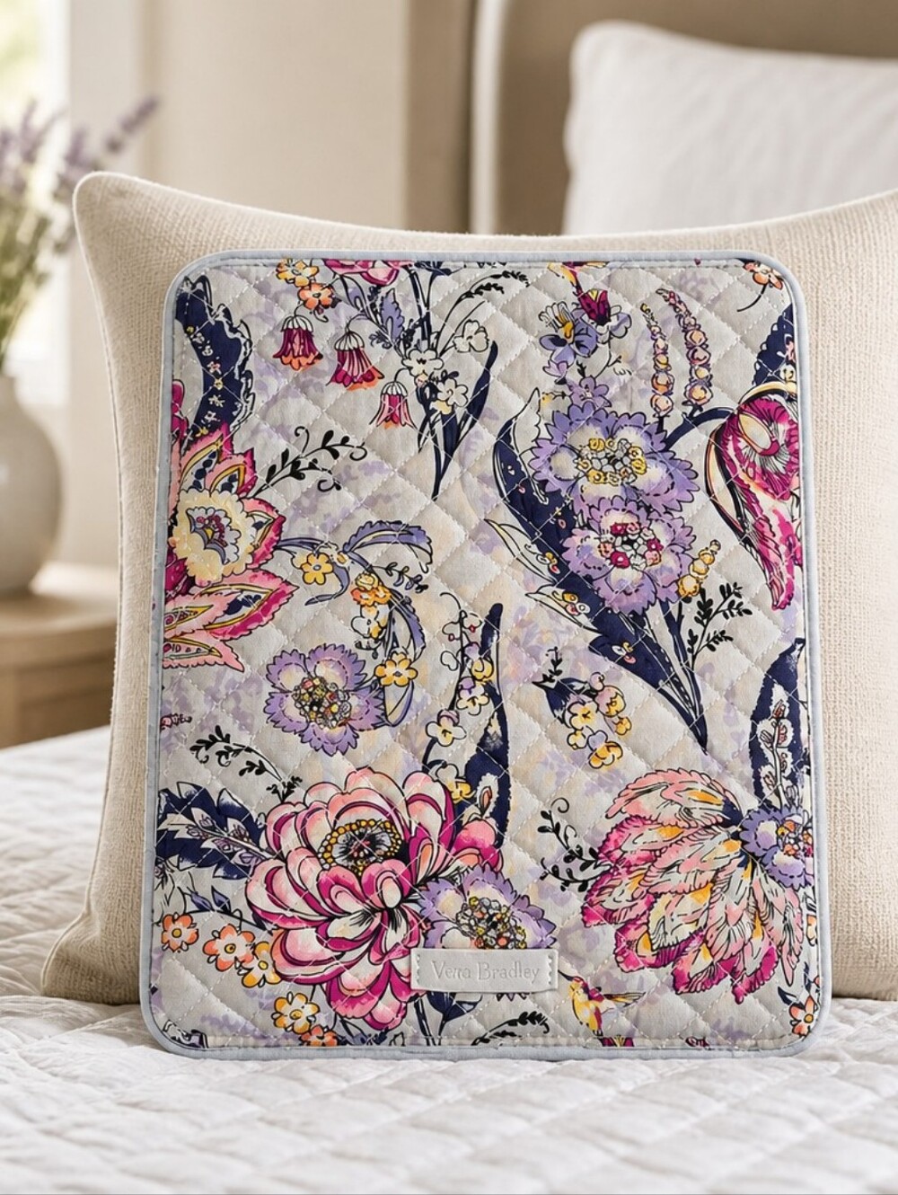 Vera Bradley TAMER tablet organizer in the Hummingbird Park pattern